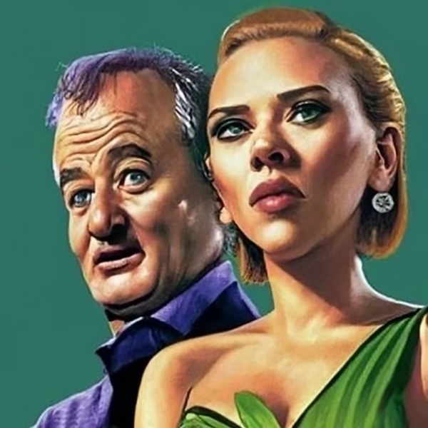 Bill Murray en Scarlett Johansson in Lost in Translation uit 2003